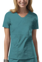 Élite Medical House - Blusa Del Uniforme Médico Mujer Unicolor Cherokee Ww Core Stretch 24703 Tlbw