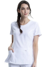 Élite Medical House - Blusa Del Uniforme Médico Mujer Unicolor Cherokee Infinity 2624A Wtps