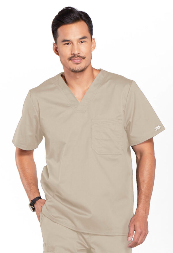 Élite Medical House - Camisa Del Uniforme Médico Hombre Unicolor Cherokee Ww Core Stretch 4743 Kakw