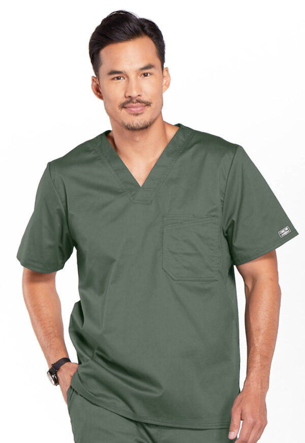 Élite Medical House - Camisa Del Uniforme Médico Hombre Unicolor Cherokee Ww Core Stretch 4743 Olvw