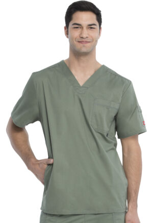 Élite Medical House - Camisa Del Uniforme Médico Hombre Unicolor Dickies Gen Flex 81722 Oliz