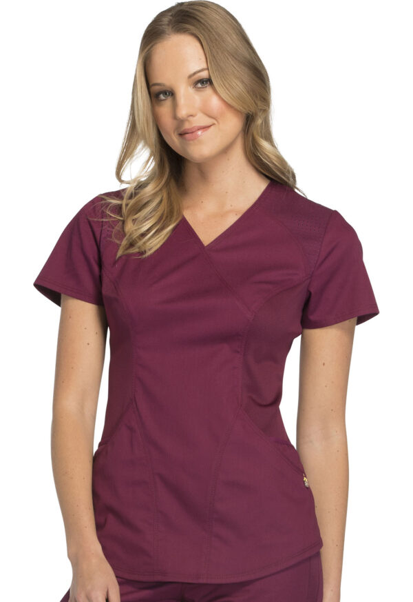 Élite Medical House - Blusa Del Uniforme Médico Mujer Unicolor Cherokee Luxe Ck603 Winv
