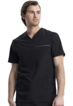 Élite Medical House - Camisa Del Uniforme Médico Hombre Unicolor Cherokee Iflex Ck661 Blk