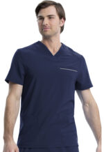 Élite Medical House - Camisa Del Uniforme Médico Hombre Unicolor Cherokee Iflex Ck661 Nav