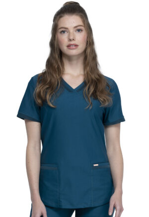 Élite Medical House - Blusa Del Uniforme Médico Mujer Unicolor Cherokee Form Ck840 Car