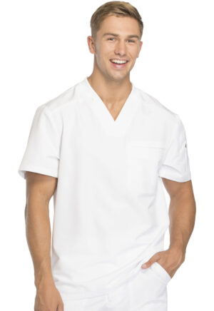 Élite Medical House - Camisa Del Uniforme Médico Hombre Unicolor Dickies Dynamix Dk610 Wht