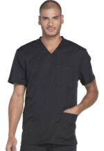 Élite Medical House - Camisa Del Uniforme Médico Hombre Unicolor Dickies Dynamix Dk640 Blk