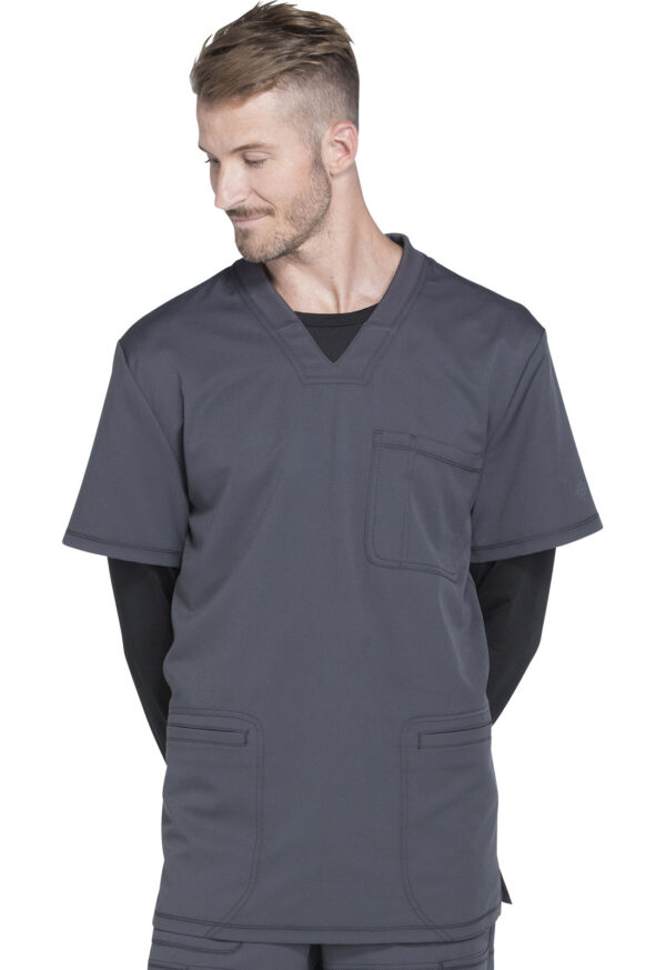 Élite Medical House - Camisa Del Uniforme Médico Hombre Unicolor Dickies Dynamix Dk640 Pwt