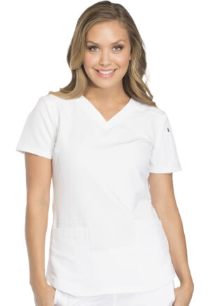 Élite Medical House - Blusa Del Uniforme Médico Mujer Unicolor Dickies Dynamix Dk730 Wht