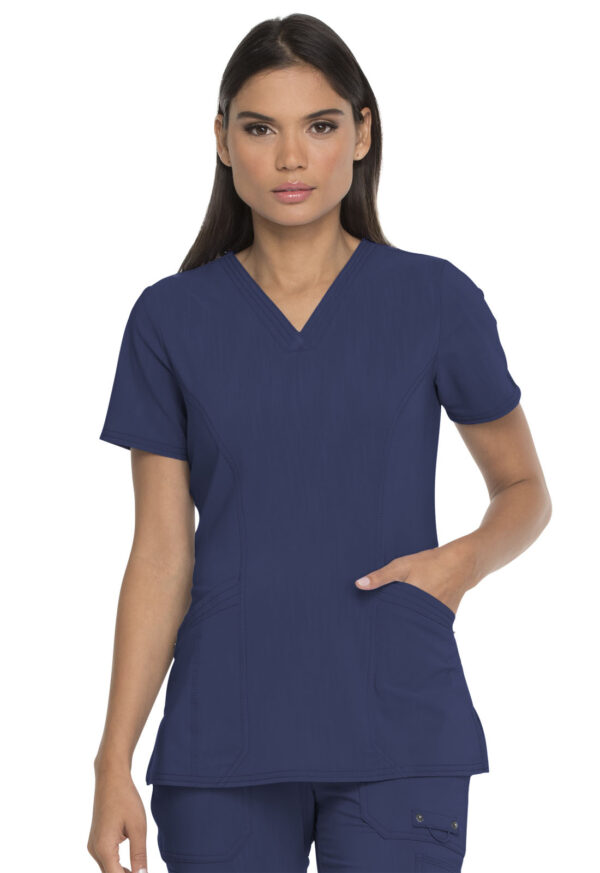 Élite Medical House - Blusa Del Uniforme Médico Mujer Unicolor Dickies Advance Dk755 Nvyz