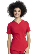 Élite Medical House - Blusa Del Uniforme Médico Mujer Unicolor Dickies Retro Dk790 Red