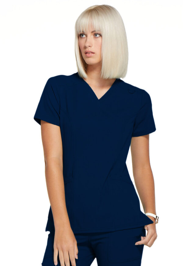 Élite Medical House - Blusa Del Uniforme Médico Mujer Unicolor Elle Simply Polished El620 Nav