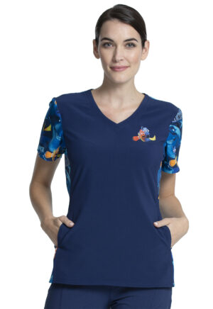 Élite Medical House - Blusa Del Uniforme Médico Mujer Estampado Dysney Tf748 Fnaf