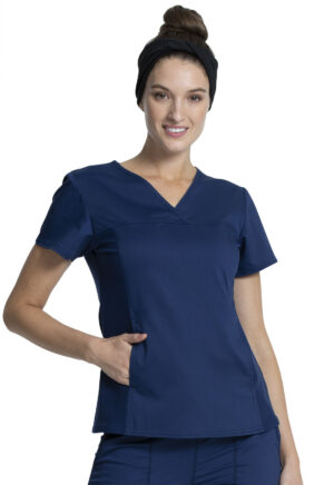 Élite Medical House - Blusa Del Uniforme Médico Mujer Unicolor Cherokee Revolution Ww2875 Nav