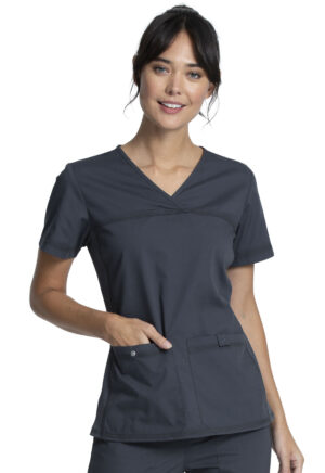 Élite Medical House - Blusa Del Uniforme Médico Mujer Unicolor Cherokee Ww Professionals Ww2968 Pwt