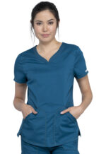 Élite Medical House - Blusa Del Uniforme Médico Mujer Unicolor Cherokee Ww Revolution Ww601 Car
