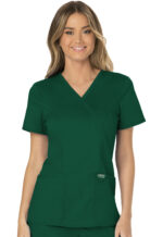 Élite Medical House - Blusa Del Uniforme Médico Mujer Unicolor Cherokee Ww Revolution Ww610 Hun