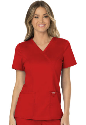 Élite Medical House - Blusa Del Uniforme Médico Mujer Unicolor Cherokee Ww Revolution Ww610 Red