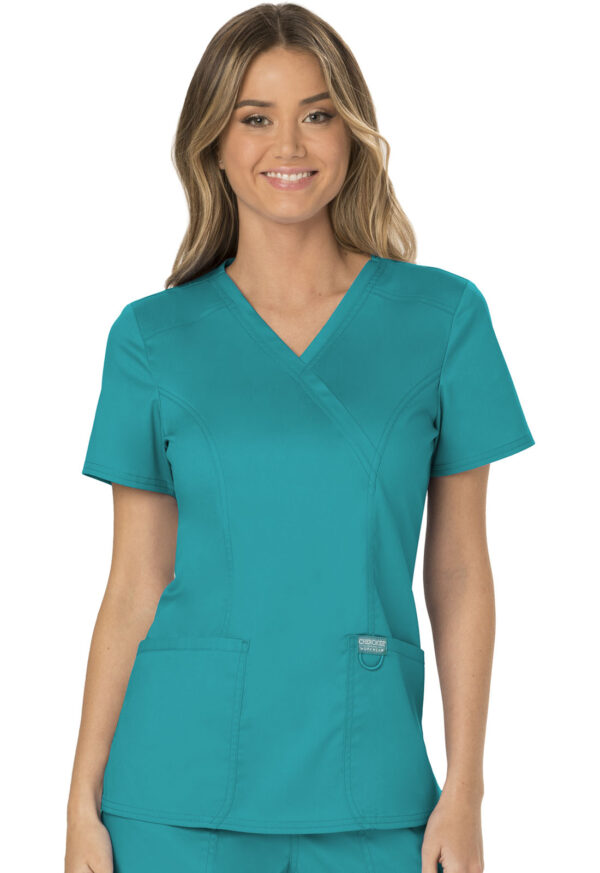 Élite Medical House - Blusa Del Uniforme Médico Mujer Unicolor Cherokee Ww Revolution Ww610 Tlb