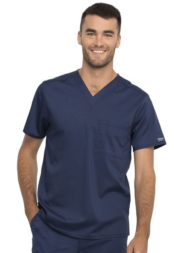 Élite Medical House - Camisa Del Uniforme Médico Hombre Unicolor Cherokee Ww Revolution Ww625 Nav