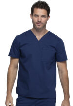 Élite Medical House - Camisa Del Uniforme Médico Hombre Unicolor Cherokee Ww Professionals Ww644 Nav