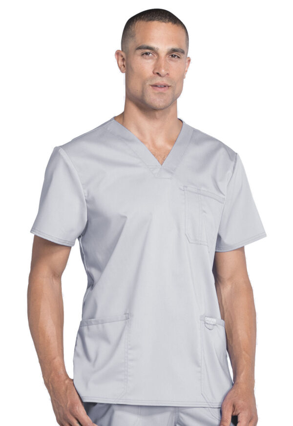 Élite Medical House - Camisa Del Uniforme Médico Hombre Unicolor Cherokee Ww Revolution Ww670 Gry
