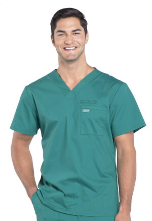 Élite Medical House - Camisa Del Uniforme Médico Hombre Unicolor Cherokee Ww Professionals Ww675 Hun