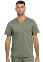 Élite Medical House - Camisa Del Uniforme Médico Hombre Unicolor Cherokee Ww Revolution Ww690 Olv