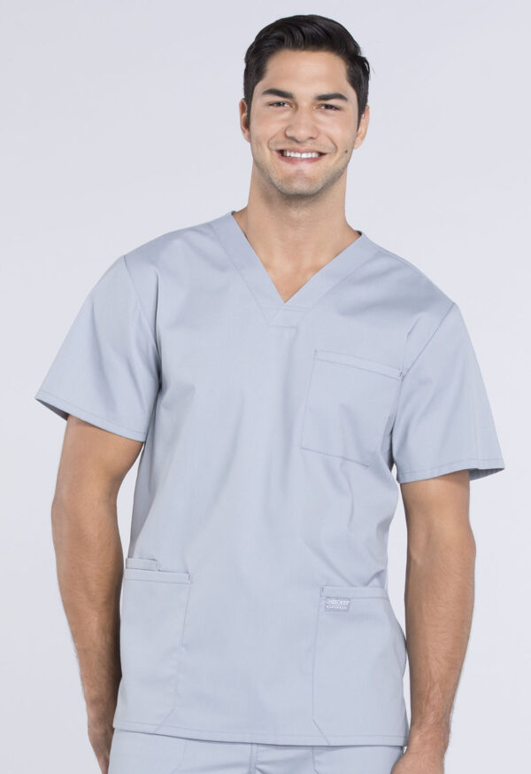 Élite Medical House - Camisa Del Uniforme Médico Hombre Unicolor Cherokee Ww Professionals Ww695 Gry