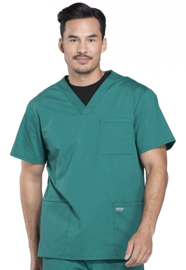 Élite Medical House - Camisa Del Uniforme Médico Hombre Unicolor Cherokee Ww Professionals Ww695 Hun
