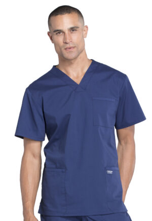 Élite Medical House - Camisa Del Uniforme Médico Hombre Unicolor Cherokee Ww Professionals Ww695 Nav