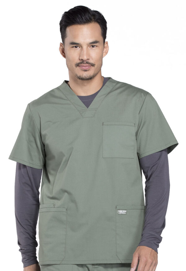 Élite Medical House - Camisa Del Uniforme Médico Hombre Unicolor Cherokee Ww Professionals Ww695 Olv
