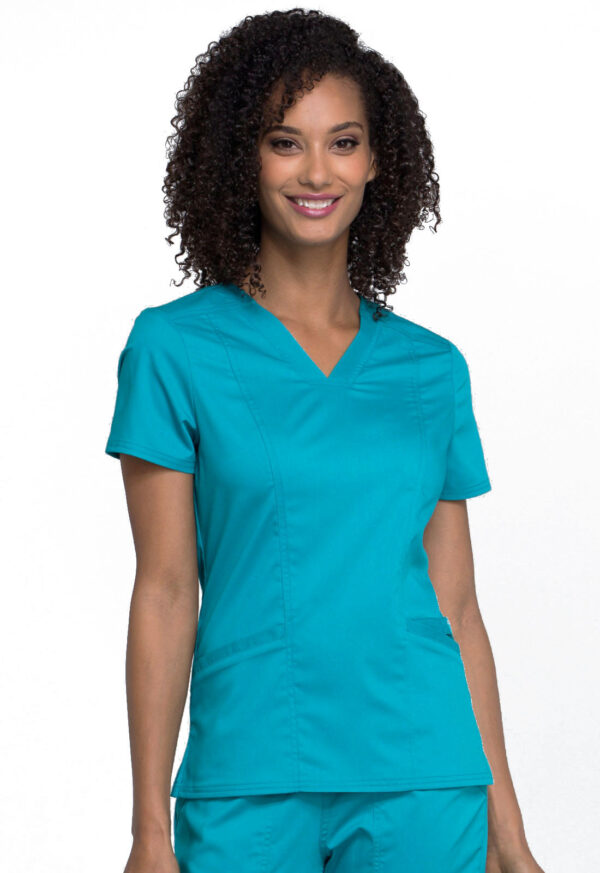 Élite Medical House - Blusa Del Uniforme Médico Mujer Unicolor Cherokee Ww Revolution Ww710 Tlb