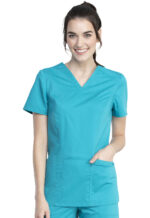 Élite Medical House - Blusa Del Uniforme Médico Mujer Unicolor Cherokee Ww Revolution Ww741Ab Tlb