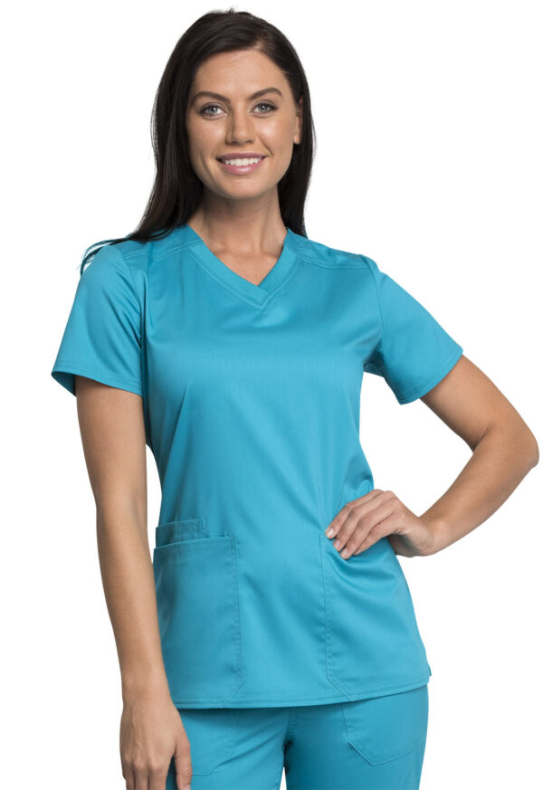 Élite Medical House - Blusa Del Uniforme Médico Mujer Unicolor Cherokee Ww Revolution Ww770Ab Tlb