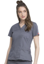 Élite Medical House - Blusa Del Uniforme Médico Mujer Unicolor Dickies Gen Flex 817455 Pewz