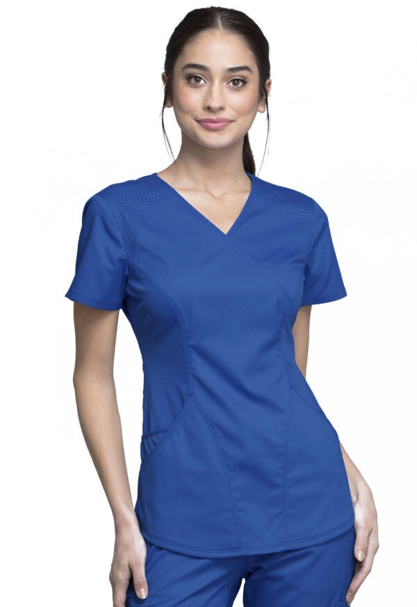 Élite Medical House - Blusa Del Uniforme Médico Mujer Unicolor Cherokee Luxe Ck603 Gabv