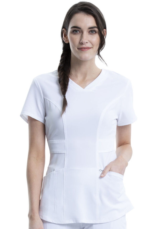 Élite Medical House - Blusa Del Uniforme Médico Mujer Unicolor Cherokee Infinity Ck623A Wtps