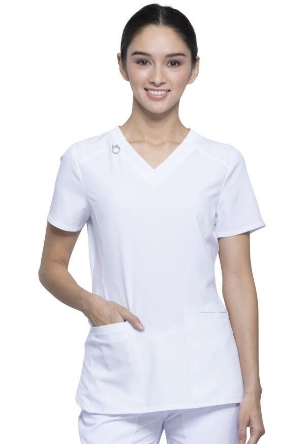 Élite Medical House - Blusa Del Uniforme Médico Mujer Unicolor Cherokee Infinity Ck865A Wtps