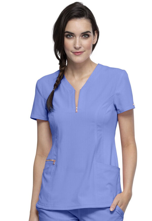 Élite Medical House - Blusa Del Uniforme Médico Mujer Unicolor Cherokee Statement Ck876 Cie