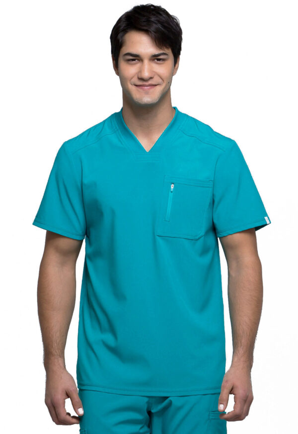 Élite Medical House - Camisa Del Uniforme Médico Hombre Unicolor Cherokee Infinity Ck910A Tlps