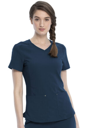 Élite Medical House - Blusa Del Uniforme Médico Mujer Unicolor Cherokee Iflex Ckk817 Nav