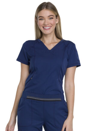 Élite Medical House - Blusa Del Uniforme Médico Mujer Unicolor Dickies Dynamix Dk765 Nav