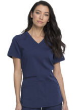 Élite Medical House - Blusa Del Uniforme Médico Mujer Unicolor Dickies Balance Dk840 Nav