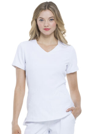 Élite Medical House - Blusa Del Uniforme Médico Mujer Unicolor Elle Simply Polished El604 Wht