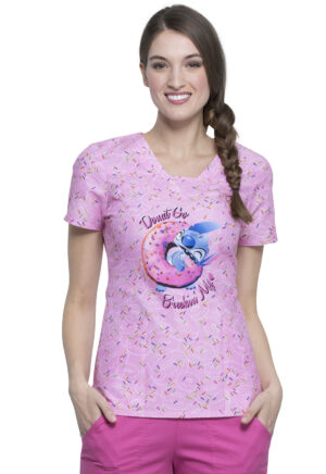 Élite Medical House - Blusa Del Uniforme Médico Mujer Estampado Disney Tf641 Lhdo