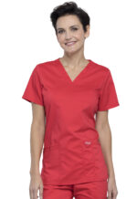 Élite Medical House - Blusa Del Uniforme Médico Mujer Unicolor Cherokee Ww Revolution Ww620 Hott