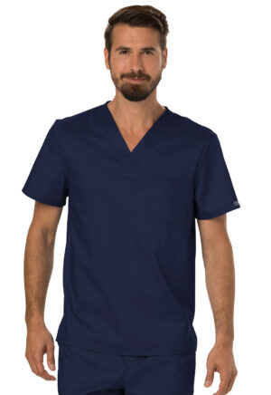 Élite Medical House - Camisa Del Uniforme Médico Hombre Unicolor Cherokee Ww Revolution Ww690 Nav