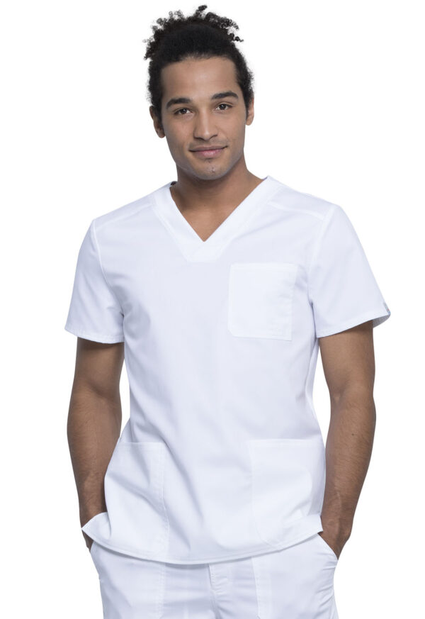 Élite Medical House - Camisa Del Uniforme Médico Hombre Unicolor Cherokee Ww Revolution Ww760Ab Wht