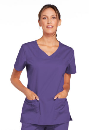 Élite Medical House - Blusa Del Uniforme Médico Mujer Unicolor Cherokee Ww Core Stretch 4727 Grpw